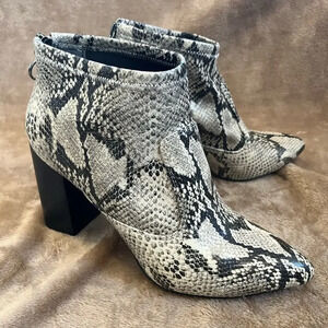 Franco Sarto Kortney Roccia Snake Print Women's‎ Size 10M